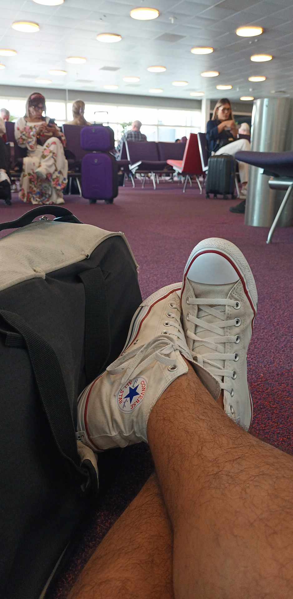 waiting for flight